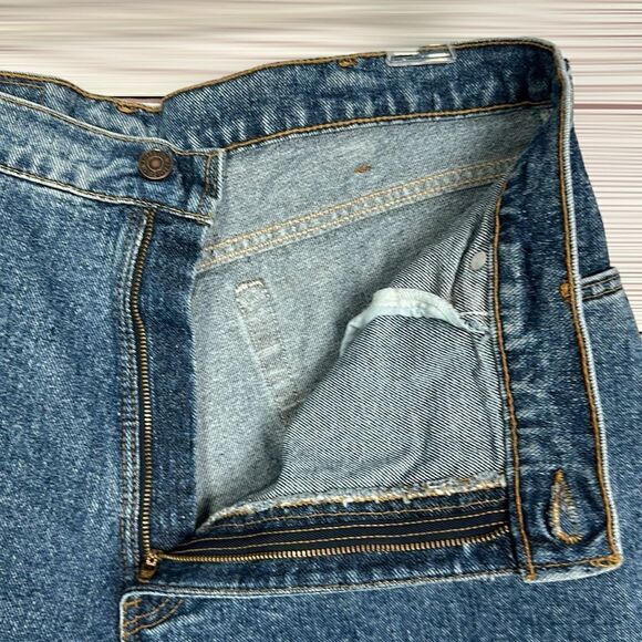 Vintage 1992 Levi’s 545 Blue Shorts Men’s 40 Loose Denim Jean Shorts USA made - Picture 7 of 12